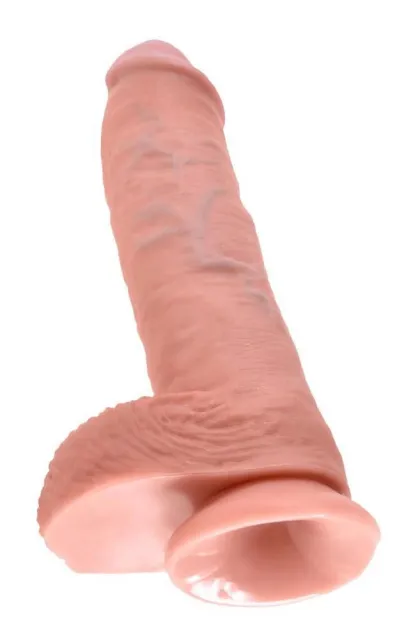 Фаллоимитатор King Cock 10 inch, 25 см (телесный)