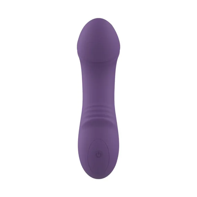 Міні-вібратор Teazers Mini Thrusting, 17.5 см (фіолетовий)