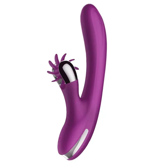 Вибратор-кролик Action No.One Vibrating Double Function 2.0, 24 см (фиолетовый)