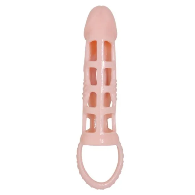 Pretty Love Harrison - Nakładka na penisa, W kolorze cielistym, 18 cm