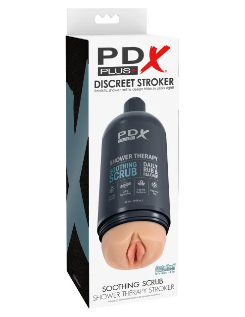 Pipedream Pdx Plus Shower Therapy Soothing Scrub -, W kolorze cielistym, 17.8 cm