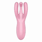 Вибратор для клитора Satisfyer Threesome 4, 14 см (розовый)
