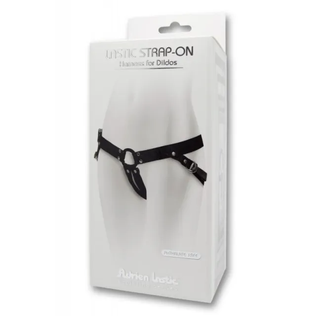 Adrien Lastic Lastic Strap-On - Zestaw do strap-ona, Czarny