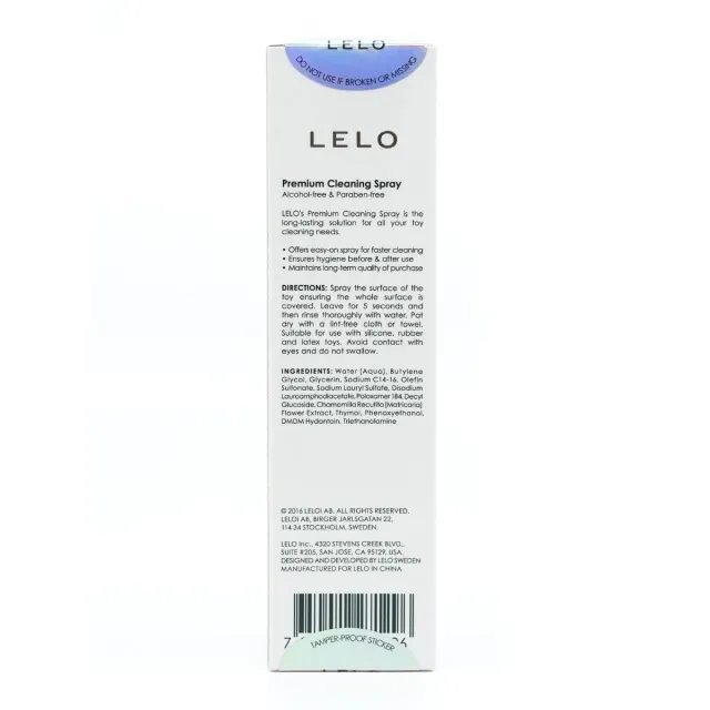 Очиститель для секс-игрушек Lelo Antibacterial Spray, 60 мл