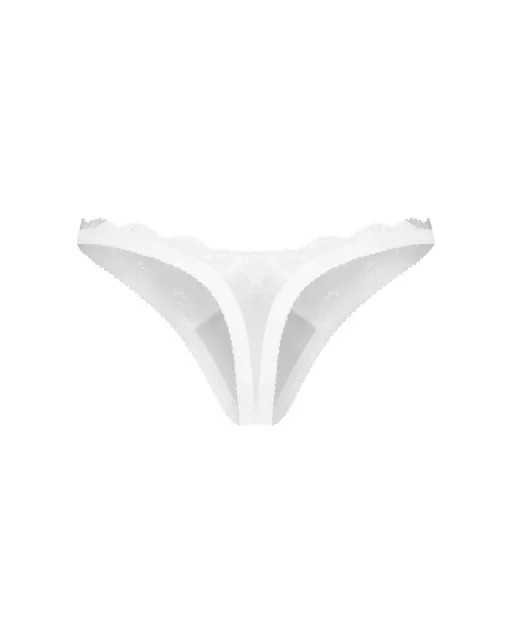 Стрінги Obsessive Weddya, L/XL (білий)