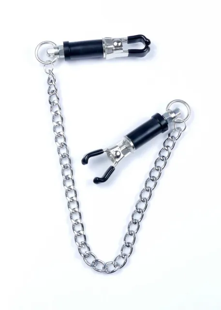 Зажимы для сосков Fetish B - Series Exclusive Nipple Clamps No.12, 43.5 см (серебристый)