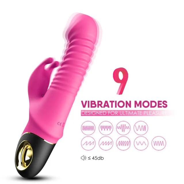 Вибратор-кролик B - Series Joy Zing, 22.7 см (розовый)
