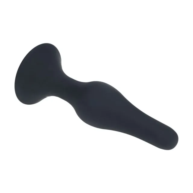 Анальная пробка Levelz Slim Anal Plug S, 10.5 см (черный)