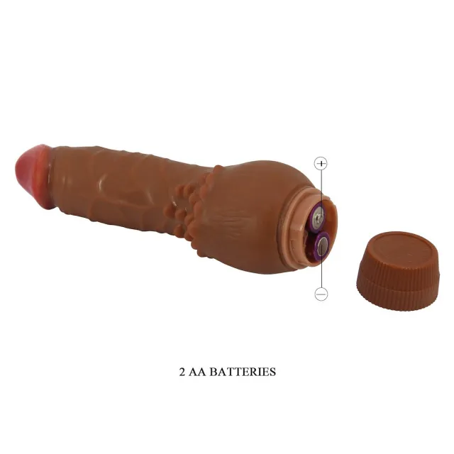 BAILE Barbara Clark 7.6'' - Wibrator, Brązowy, 19.5 cm