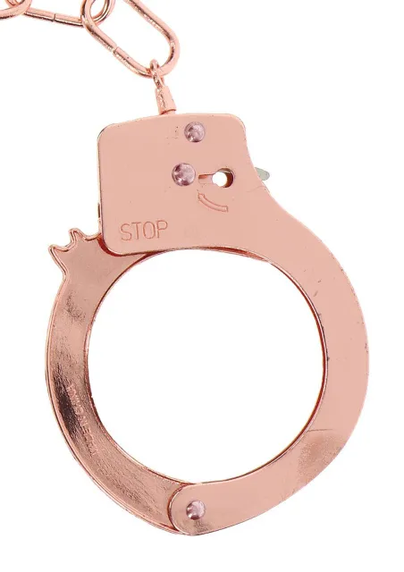 Наручники ToyJoy Metal Handcuffs (розовое золото)