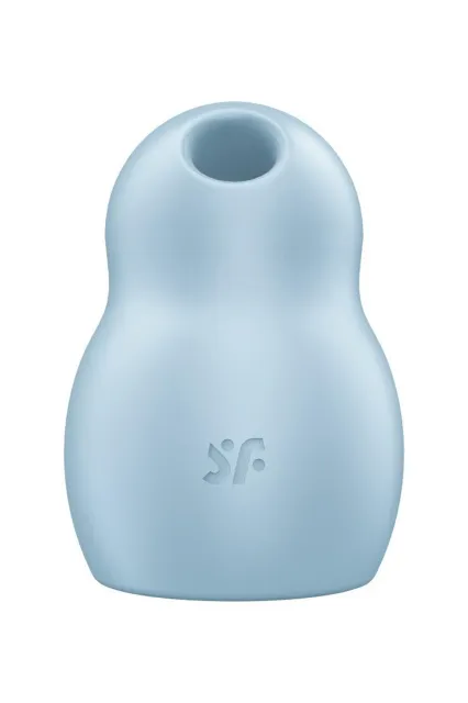 Вакуумный стимулятор клитора с вибрацией Satisfyer Pro To Go 1 (голубой)