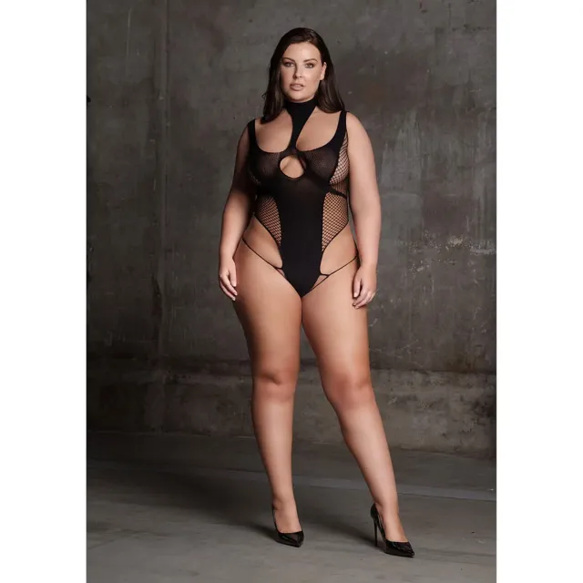 Боди Le Désir Cyllene, Plus Size (черный)