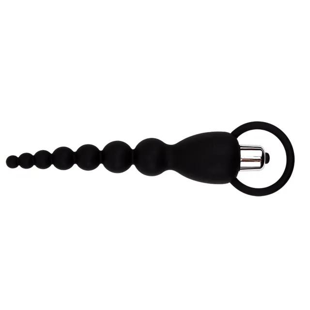 Анальний ланцюжок Black Mont Elite Power Beads, 19.5 см (чорний)