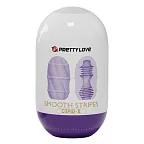 Мастурбатор яйце Pretty Love Smooth Stripes Cupid-X (фіолетовий)