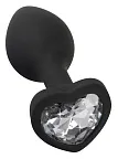 You2Toys Silicone Butt Plug - Korek analny, Czarny, 7.3 cm