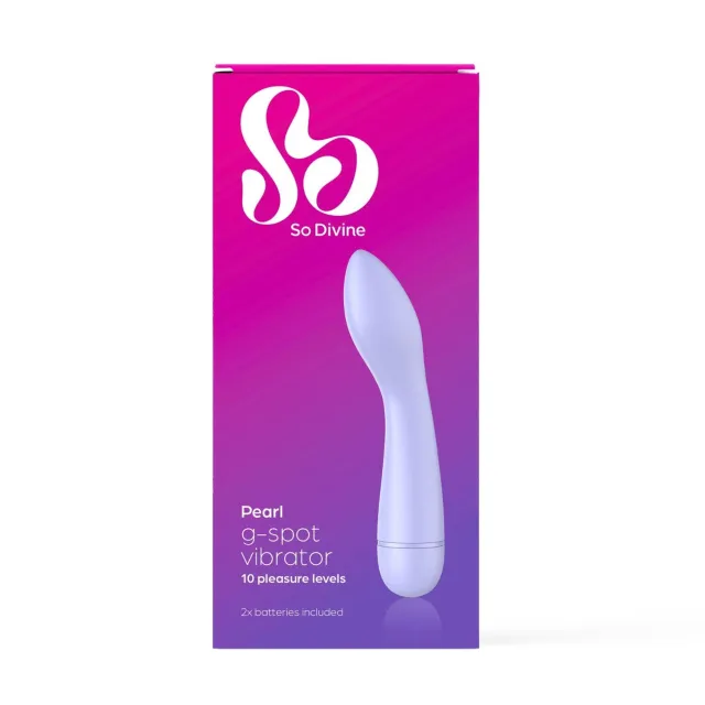 Вибратор So Divine Pearl Mini G-spot, 12.5 см (сиреневый)