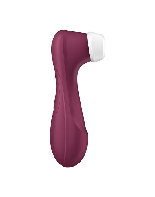 Вакуумний стимулятор клітора з вібрацією Satisfyer Pro 2 Generation 3 Connect App (бордовий)