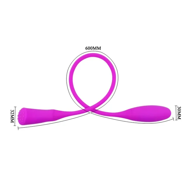 Вибратор Pretty Love Snaky Vibe, 60 см (розовый)