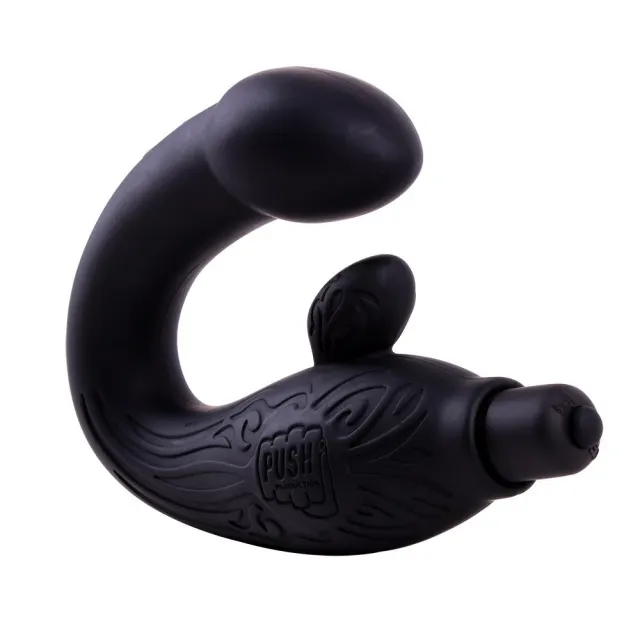 Стимулятор простаты Black Mont P-Spot Perineum Massager, 29 см (черный)
