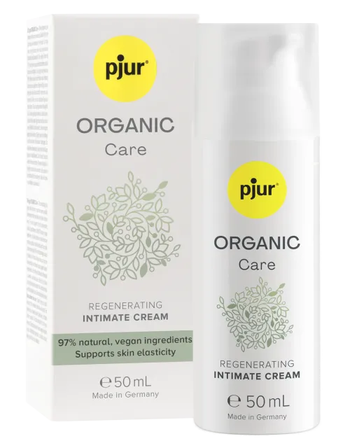 pjur Organic Care - Krem regenerujący dla kobiet, Bezzapachowy, 50 ml