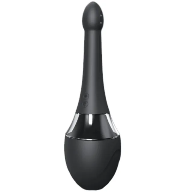 Автоматический анальный душ с вибрацией Dorcel Douche Mate Pro, 200 мл (черный)
