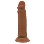 Pretty Love Quentin 7.2" - Dildo, Brązowy, 18.4 cm