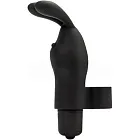 Вібратор на палець FeelzToys Magic Finger, 10 см (чорний)
