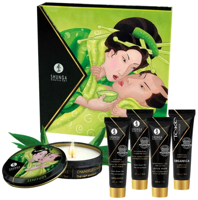 Набор интимной косметики Shunga Geisha Secrets ﻿Organica Exotic Green Tea