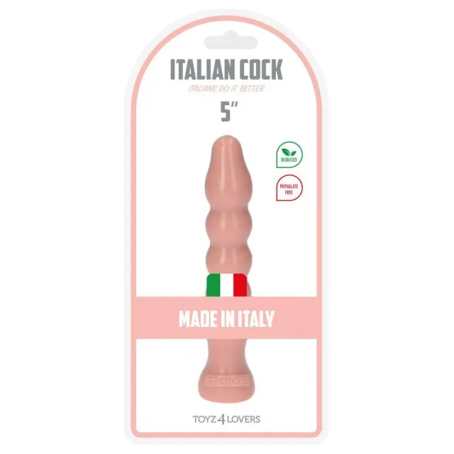 Анальная пробка Toyz4lovers Italian Cock 5", 13 см (телесный)