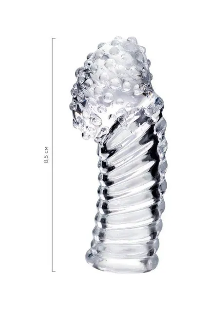 Toyfa Dale - Nakładki na palce, Przezroczysty, 8.5 cm