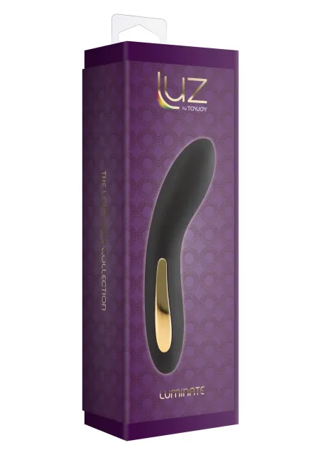 Вибратор ToyJoy Luminate, 17 см (черный)
