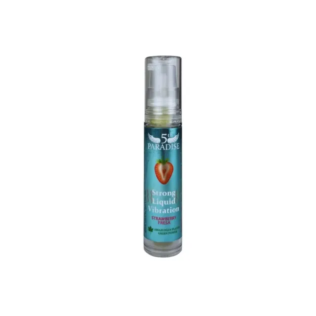 Рідкий вібратор 5th Paradise Strong Liquid Strawberry, 10 мл