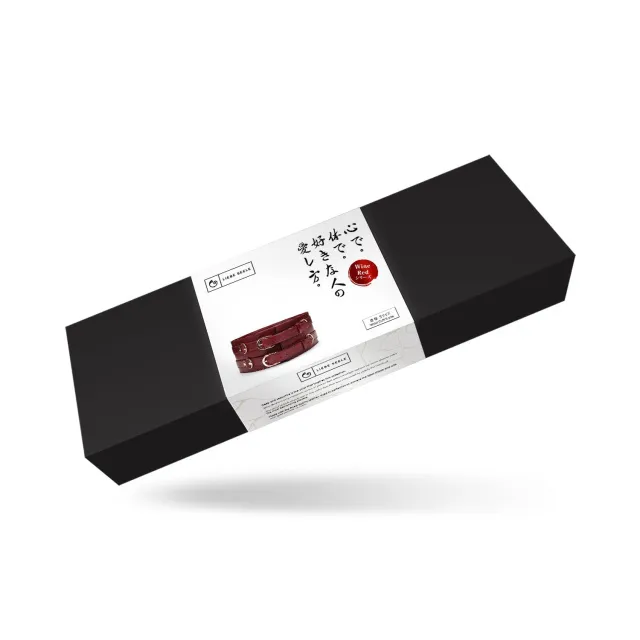 Бондажный пояс Liebe Seele Wine Red Waist Belt, S (бордовый)