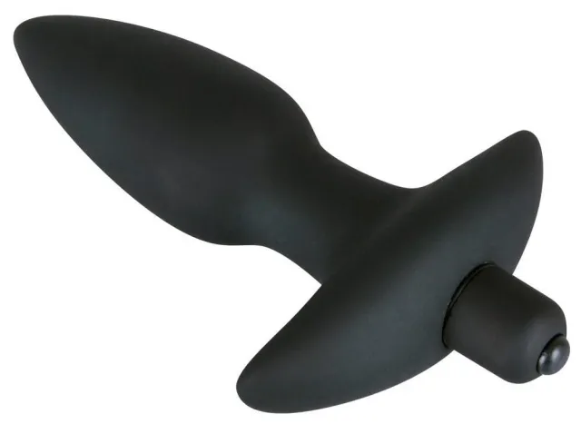 Анальна пробка Black Velvet Medium, 15 см (чорний)