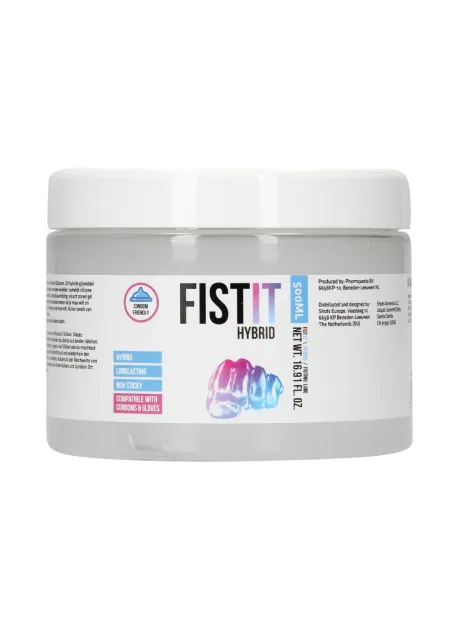Fist It Fist It Hybrid - Lubrykant na bazie hybrydowej, Bezzapachowy, 500 ml