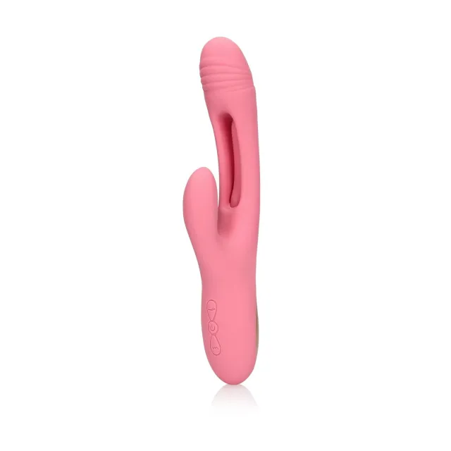 Вибратор-кролик Loveline G-spot Fluttering, 24.8 см (розовый)