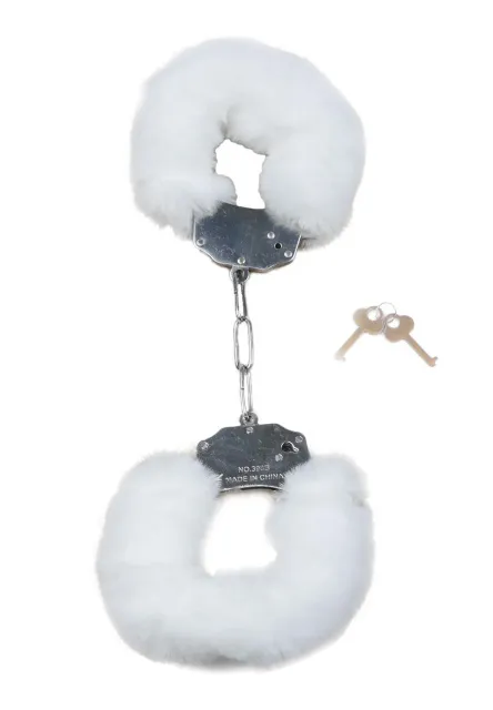 Наручники Fetish B - Series Furry Cuffs (белый)