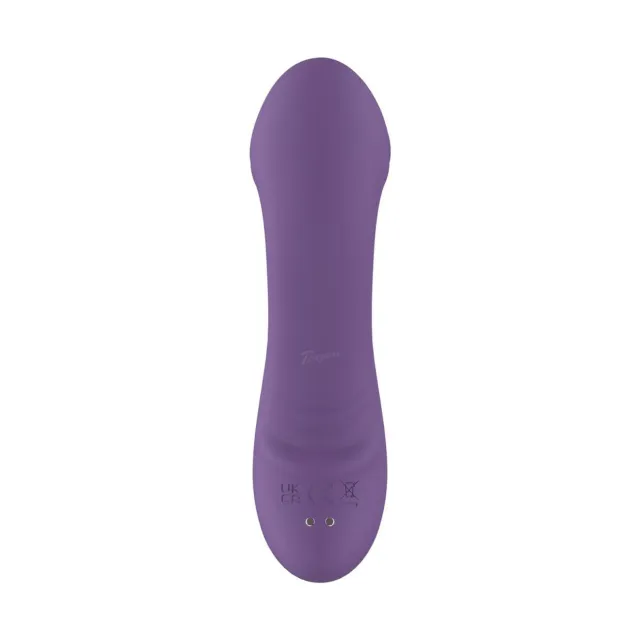 Міні-вібратор Teazers Mini Thrusting, 17.5 см (фіолетовий)