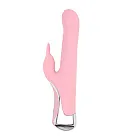 Вибратор-кролик Aphrovibe Rotating Missile Bunny, 24 см (светло-розовый)