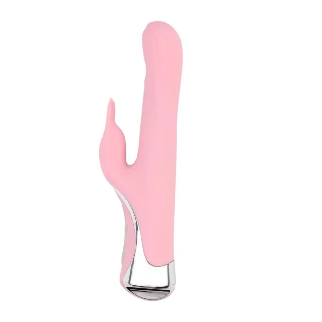 Вибратор-кролик Aphrovibe Rotating Missile Bunny, 24 см (светло-розовый)