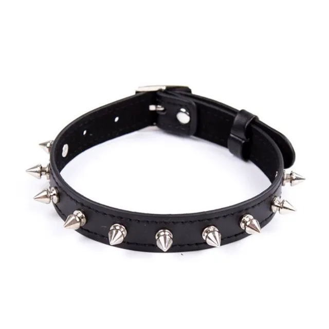 Ошейник с шипами Fetish Addict Collar With Spikes, 43 см (черный)