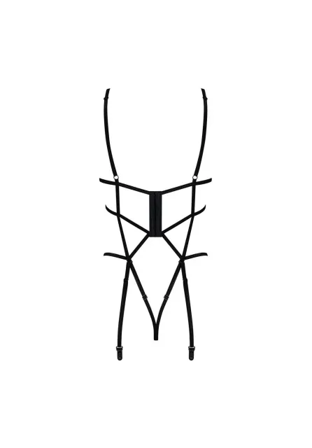 Боди Obsessive Badossa, S/M (черный)