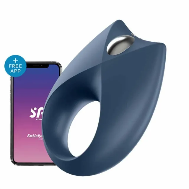 Satisfyer Royal One - Pierścień erekcyjny, Niebieski, 7, 5 cm