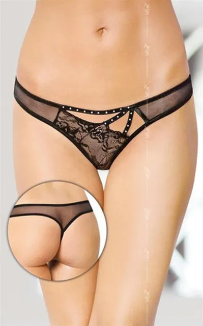 Трусики-стринги Softline Thongs 2441, M/L (черный)