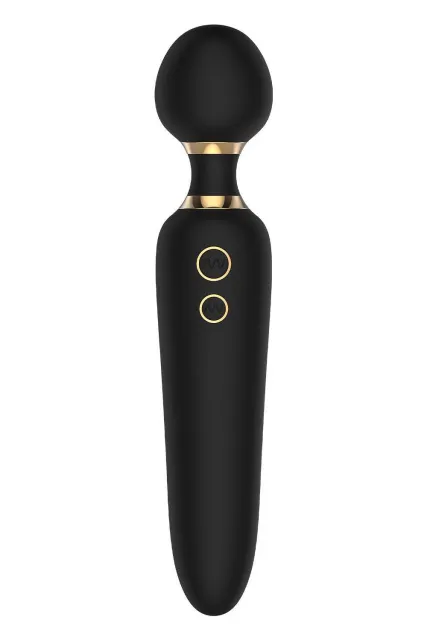 Вибромассажер Dreamtoys Elite Dual Wand Vibe, 23 см (черный)