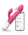 Вибратор-кролик Lovense Nora, 23,5 см (розовый)