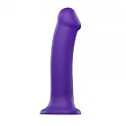 Strap-on-me Dual Density Bendable XL - Dildo, Fioletowy, 20 cm