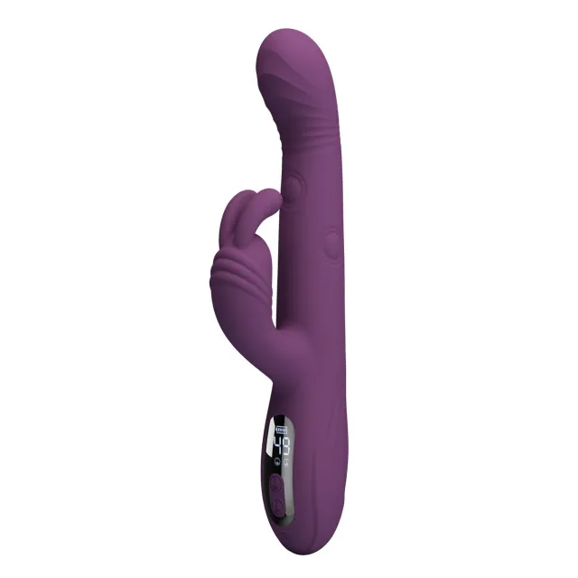 Вібратор-кролик Pretty Love Dee Purple, 23.9 см (фіолетовий)