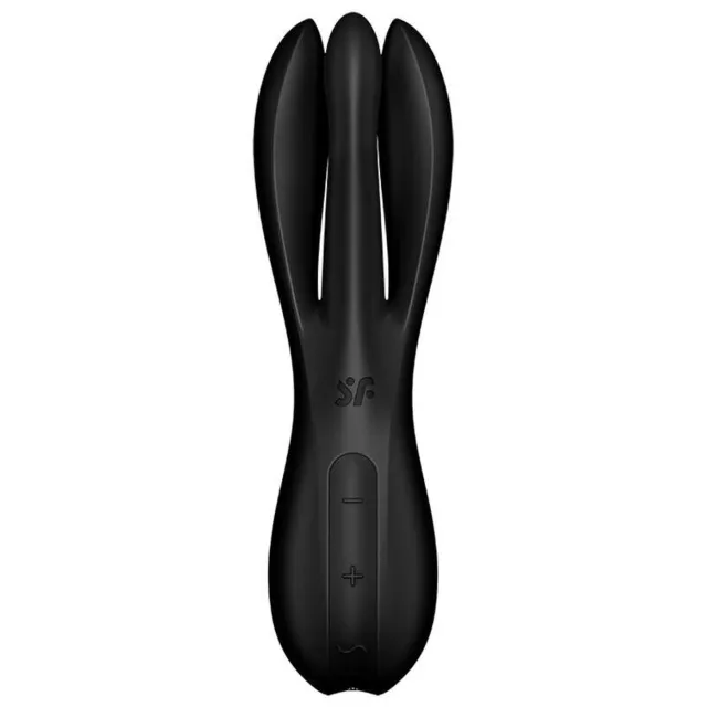 Satisfyer Threesome 2 - Wibrator, Czarny, 14 cm