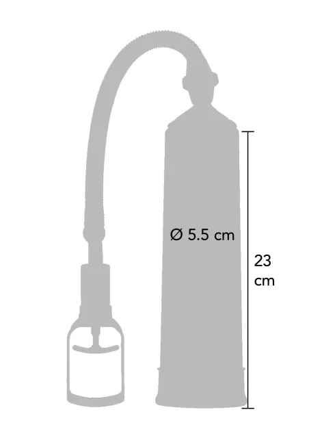 Помпа для пениса ToyJoy Power Pump, 23 см (голубой)